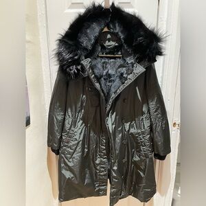 Belstaff fur lined jacket